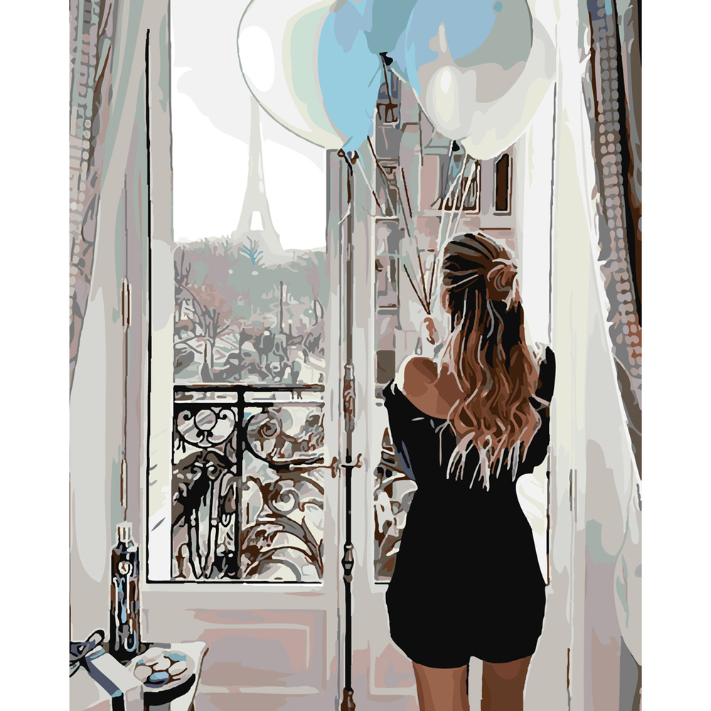 Фото, Видеообзоры картина за номерами strateg преміум ранок в день народження з лаком розміром 40х50 см sy6276