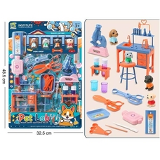 Набір ветеринара 666-434 (60/2) 4 улюбленця, 18 аксесуарів, на листі Набір ветеринара 666-434 (60/2) 4 улюбленця, 18 аксесуарів, на листі