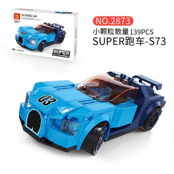 Конструктор Wange 2873 "Гоночна машинка Super car" Speed cars champions