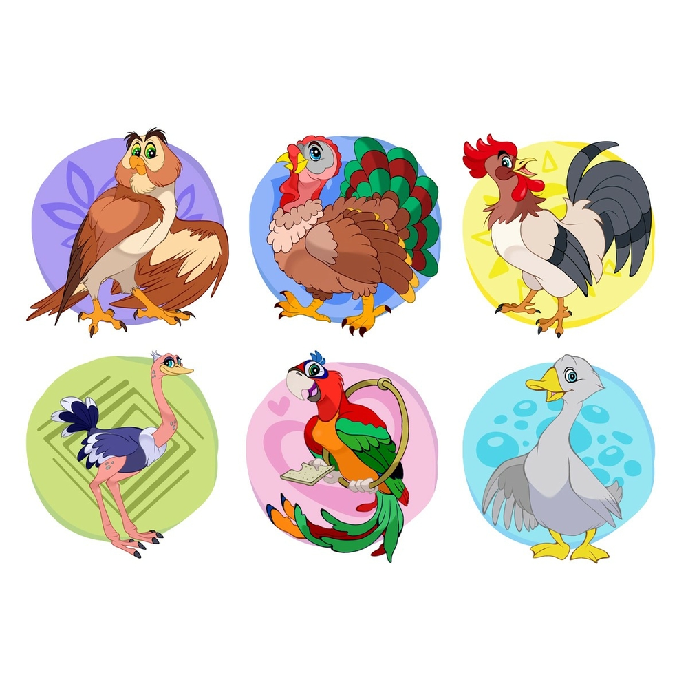 Фото, Видеообзоры іграшка кубики "птахи технок", арт.1875