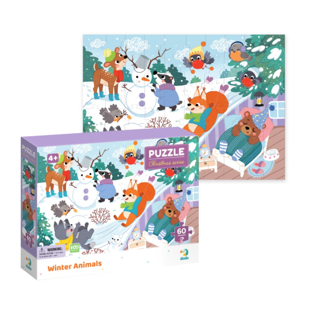 Фото, Відеоогляди пазл dodo зимові тваринки