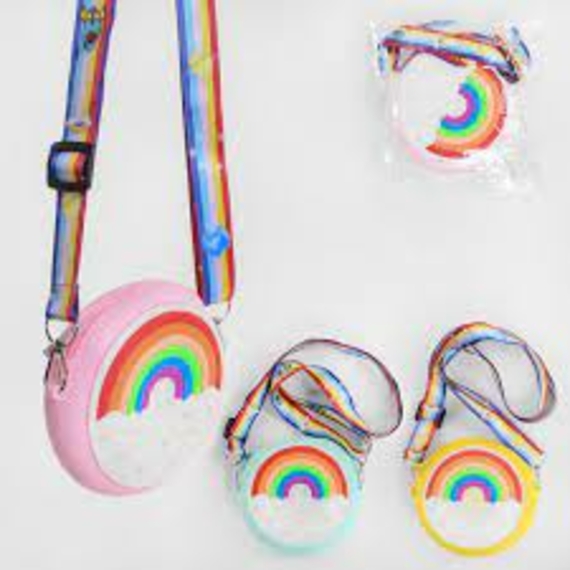 Сумочка С 50148 (300) Райдуга на змійці кульок