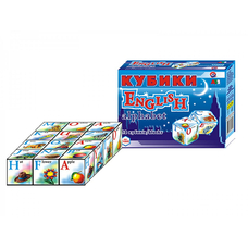 Кубики Азбука англ. ТехноК 1325