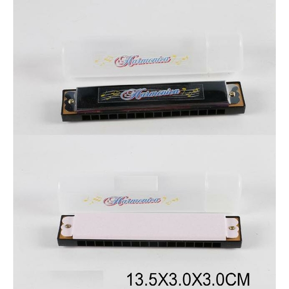 Гармошка губна 9816K1/K 2кольори, в футлярі