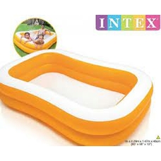 Детский надувной бассейн Intex 57181 «Мандарин», 229 х 147 х 46 см