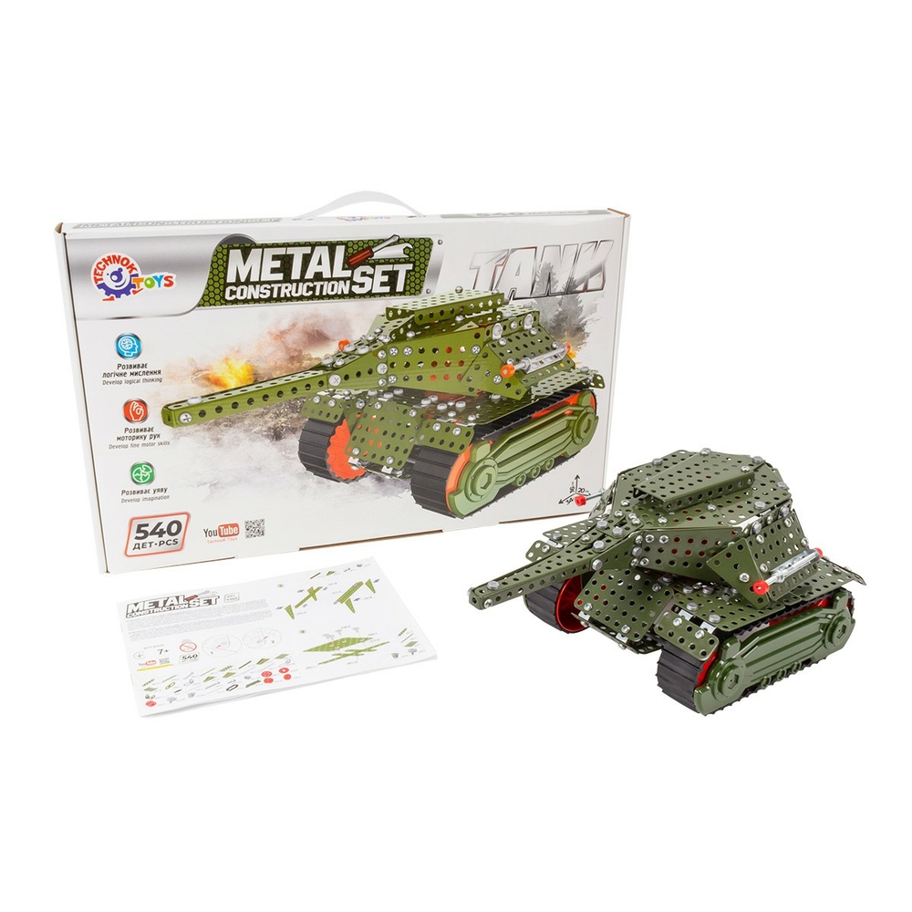 Фото, Видеообзоры іграшка «конструктор металевий технок», арт.9307