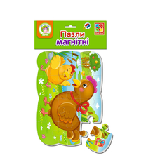 Пазли на магніті А5 "Курочка та курча" VT3205-78