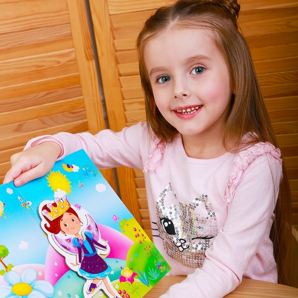 Фото, Відеоогляди гра магнітна одягалка «фея» в папці vladi toys vt3204-28