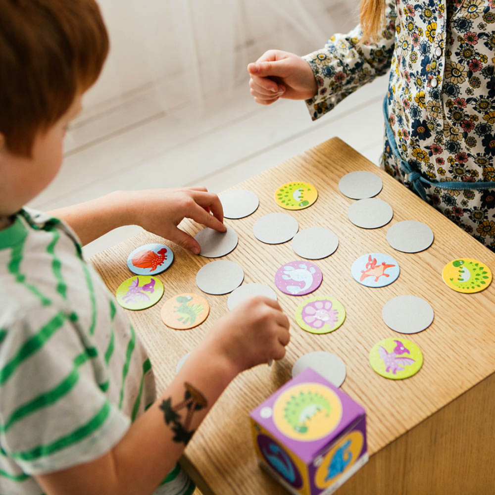 Фото, Відеоогляди настільна гра-мемо dodo динозаври