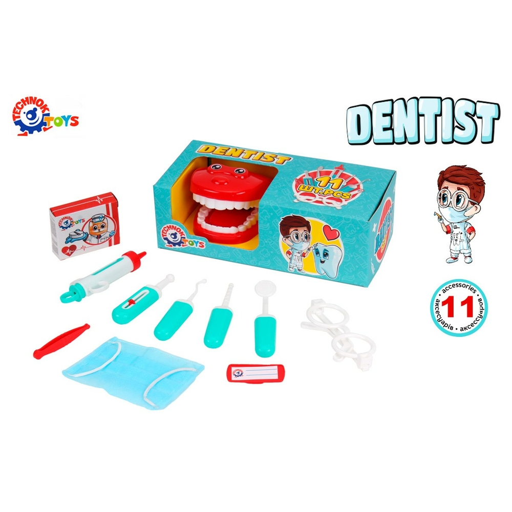 Фото, Відеоогляди іграшка "набір стоматолога технок", арт.7341