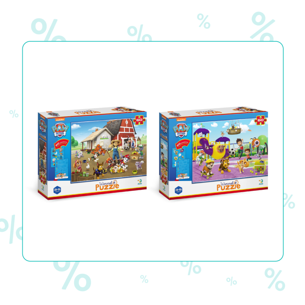 Фото, Відеоогляди набір віммельпазлів dodo paw patrol