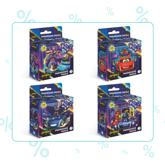 Відгуки  набір пазлів dodo batwheels progressive