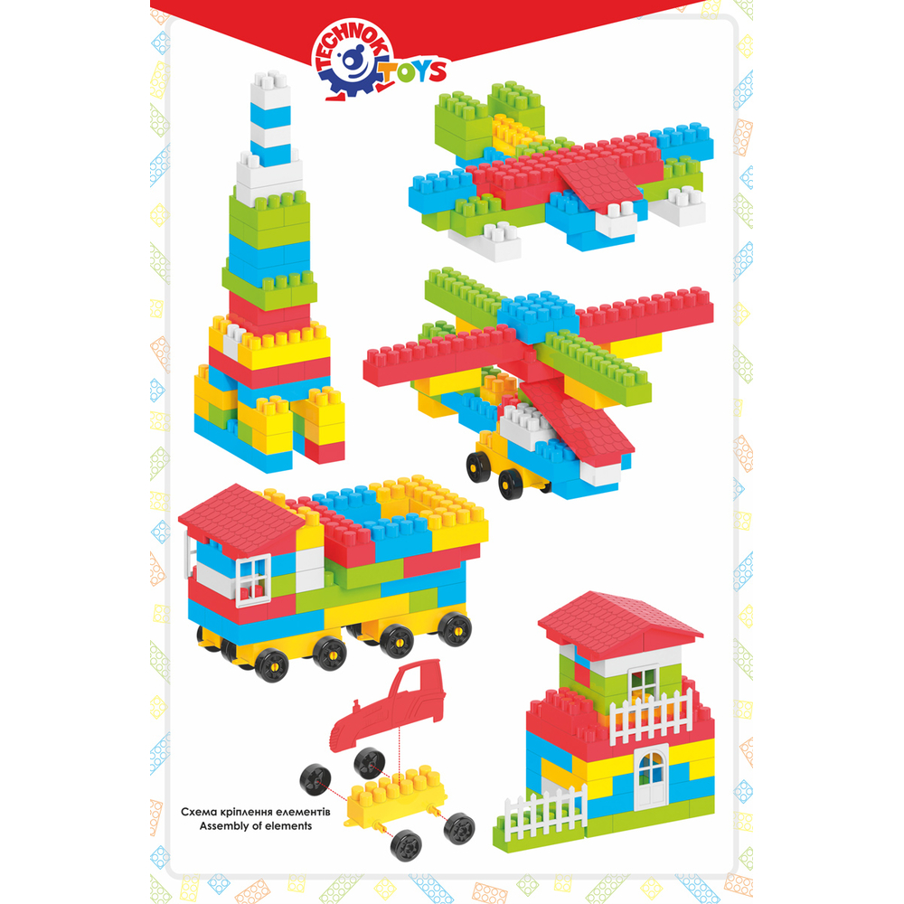 Фото, Видеообзоры конструктор "техно 2 технок", арт.0502