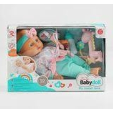 Пупс 6290 (24) м'якотілий, пє з пляшечки, брязк, муз чіп, 37см, в кор