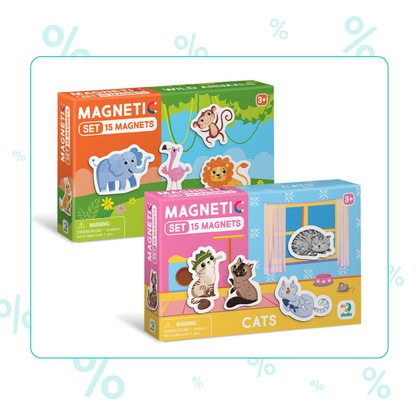 Фото, Відеоогляди набір магнітів dodo котики та тваринки