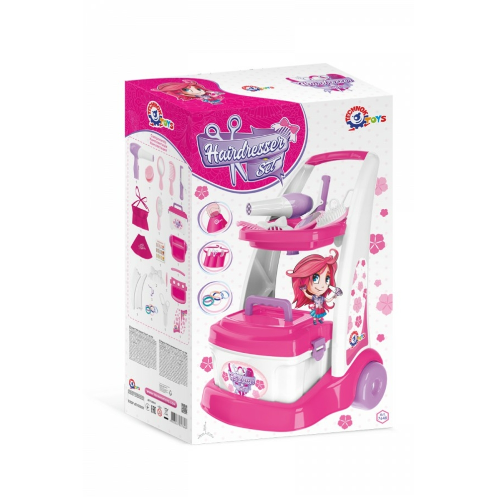Фото, Відеоогляди іграшка "набір перукаря технок", арт.9314