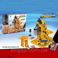 Будтехніка набір 9977-33 кран світлофор маш