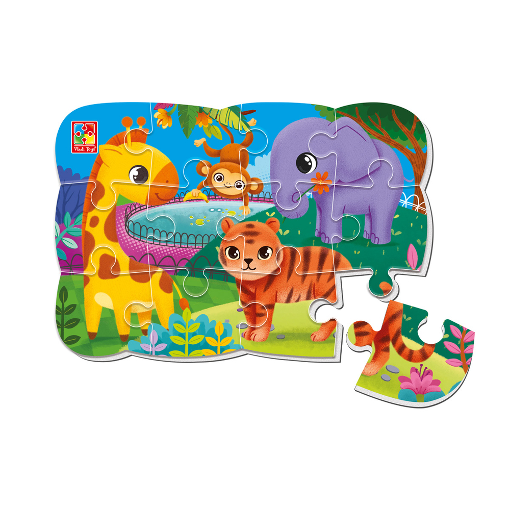 Фото, Відеоогляди гра розвиваюча vladi toys пазли м'які магнітні а5 малюк зможе "зоопарк" vt3205-90