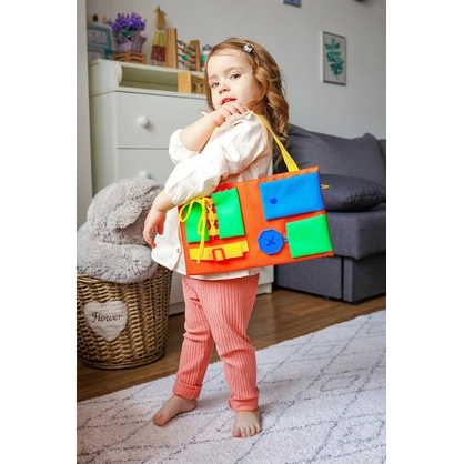 Фото, Відеоогляди бізіборд із застібками "дві гральні панелі" roter kafer rz1001-02