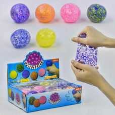Іграшка-антистрес C37515 з гідрогелевими кульками, 6 кольорів  ЦІНА ЗА 12шт.