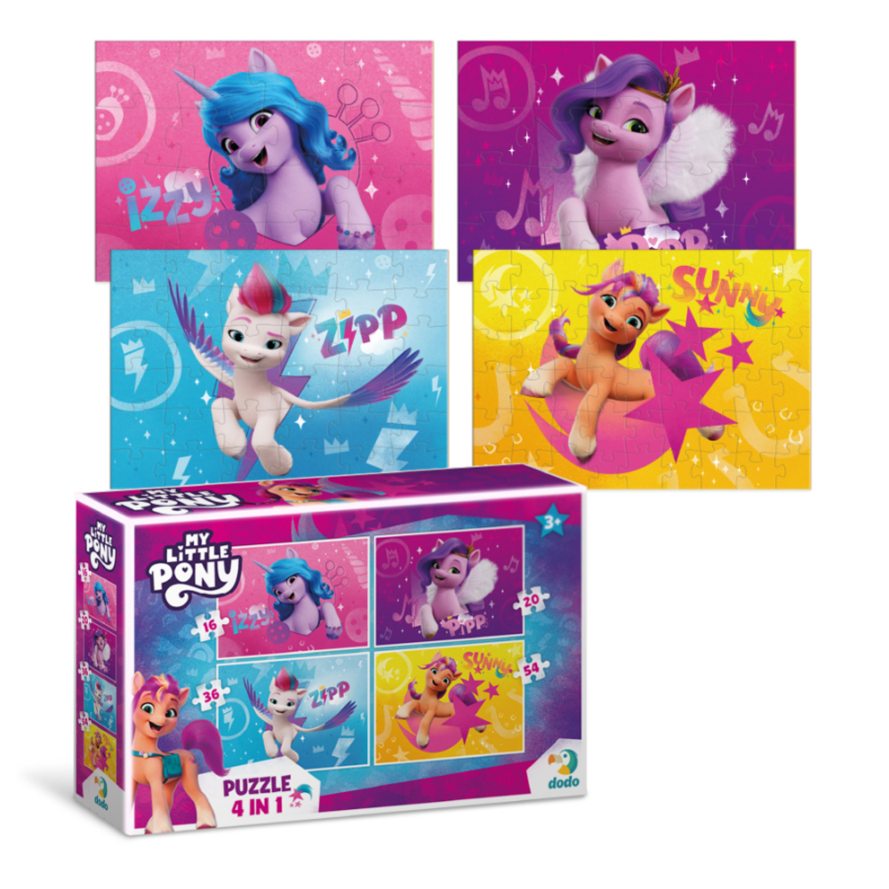 Фото, Відеоогляди пазл 4в1 dodo my little pony чотири подружки