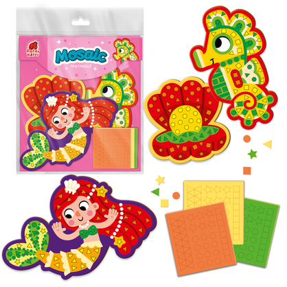 Фото, Відеоогляди набір для творчості roter käfer м'яка мозаїка. русалонька. rk8010-07