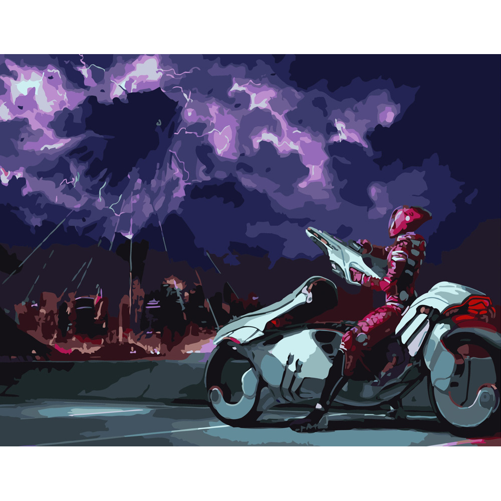 Фото, Видеообзоры картина за номерами strateg преміум войовничий байкер розміром 40х50 см (gs392)