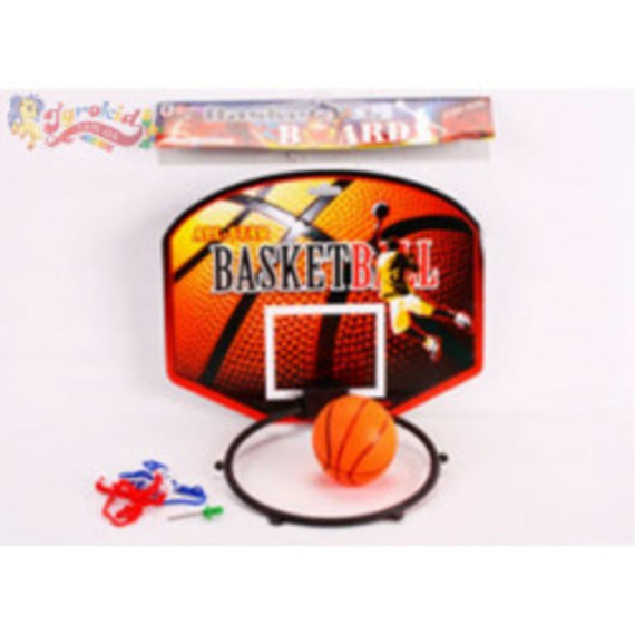 Баскетбольний набір M0067 (240шт / 2) кошик, м'яч, в пак.30 * 28см