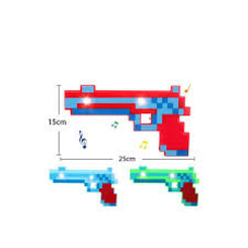 Пістолет 0223-1 (240) 3 види, звук, підсвічування, у пакеті