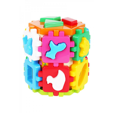 Детская игрушка пластиковая куб Умный малыш Конструктор ТехноК 2001