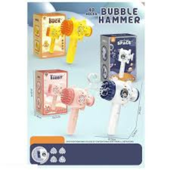 Установка з мильними бульбашками 777-8 (48) 2 кольори, підсвіч, мил розчин, посуд, на бат, в коробці