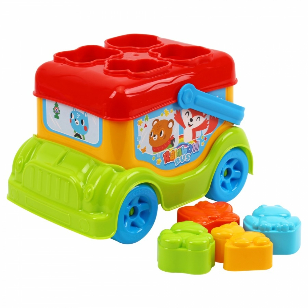 Фото, Видеообзоры іграшка «автобус-сортер технок», арт.9840