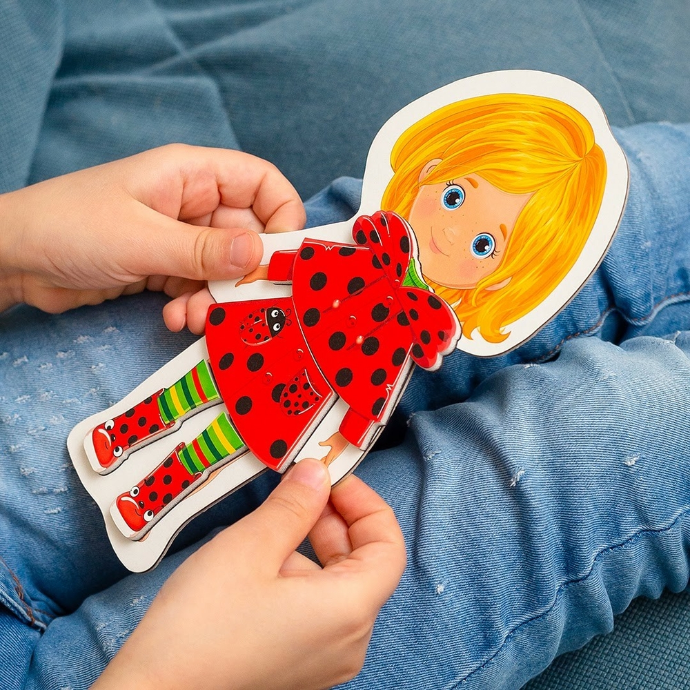 Фото, Видеообзоры гра магнітна одягалка «trendy girl» vladi toys vt3702-23