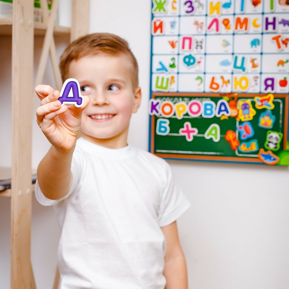 Фото, Відеоогляди магнітна абетка vt5555-05