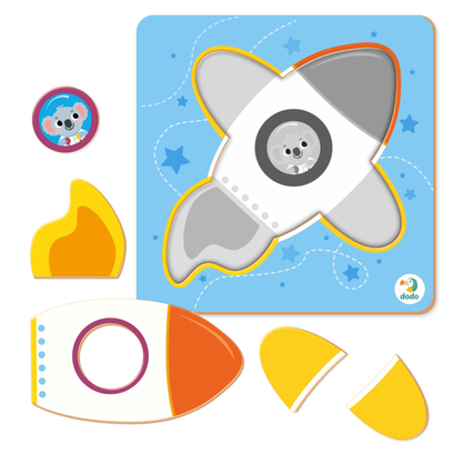 Фото, Відеоогляди пазл-сортер dodo ракета