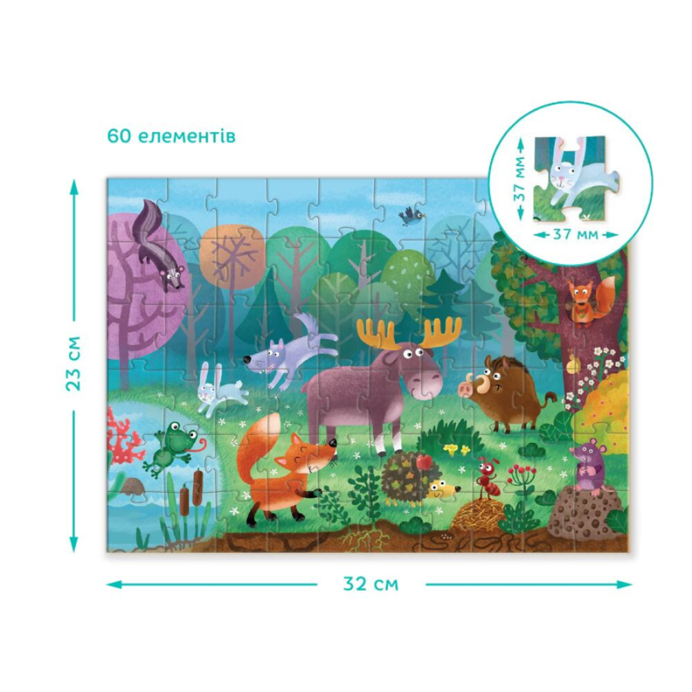 Фото, Видеообзоры набір пазлів dodo тварини