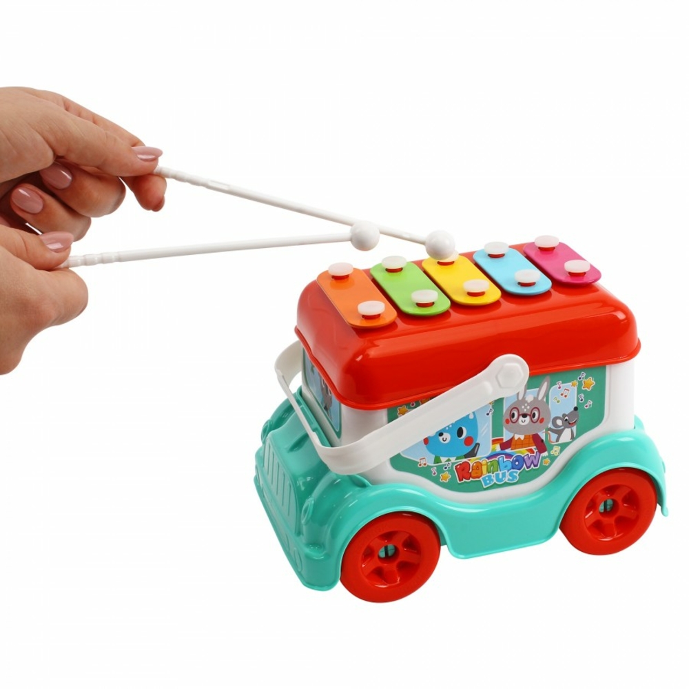 Фото, Відеоогляди іграшка «автобус-ксилофон технок», арт.9857