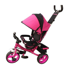 Велосипед M 3113-6A (1шт)три кол.резина (12/10),колясочный,своб.ход колеса,тормоз,подшипн.,розовый Велосипед M 3113-6A (1шт)три кол.резина (12/10),колясочный,своб.ход колеса,тормоз,подшипн.,розовый