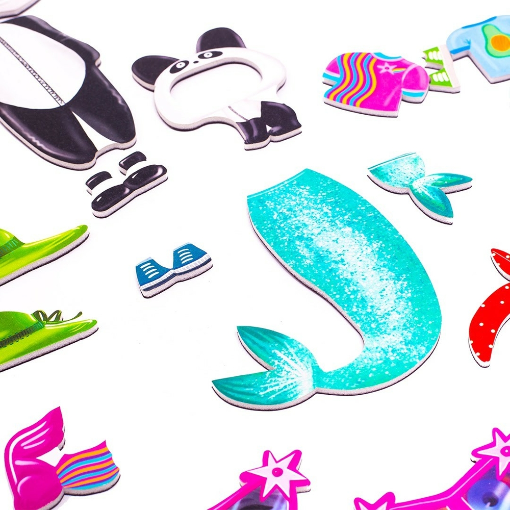 Фото, Відеоогляди гра магнітна одягалка «family look» vladi toys vt3702-21