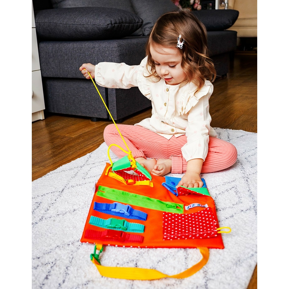 Фото, Відеоогляди бізіборд із застібками "дві гральні панелі" roter kafer rz1001-02