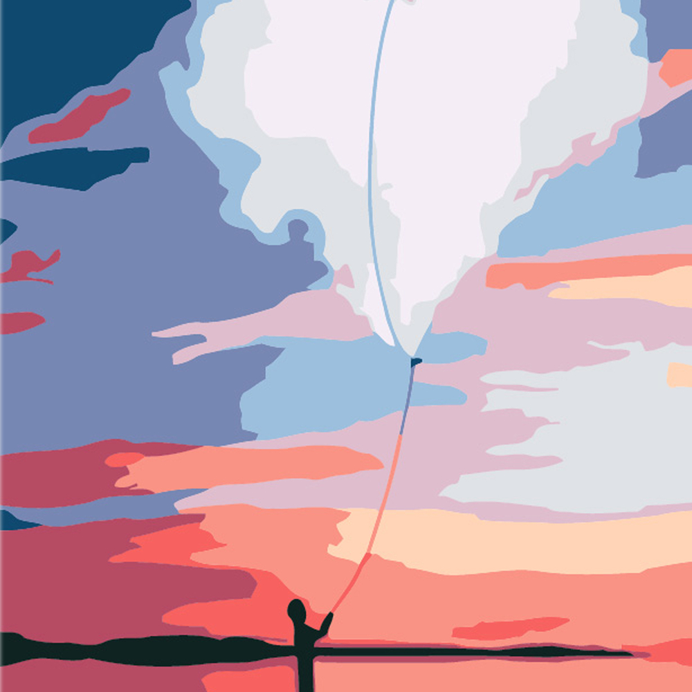 Фото, Відеоогляди картина за номерами strateg романтика у висотах розміром 20х20 см (hh5909)