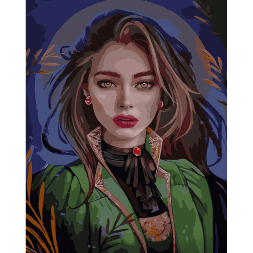 Фото, Видеообзоры картина за номерами strateg преміум фантастична героїня розміром 40х50 см (gs831)