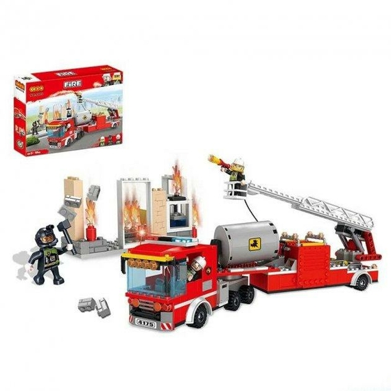 Конструктор COGO 4175 ПОЖЕЖНІ - Пожежна операція (414 дит.)