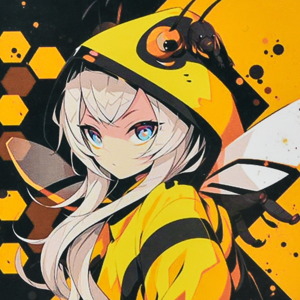 Фото, Видеообзоры алмазна мозаїка strateg преміум аніме-бджола розміром 30х30 см (hee16307)