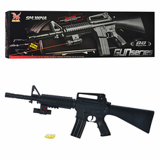 Автомат ES1003-SM1004 A (36шт) на пульках, 54,5см, лазер, в кор-ке, 58-18,5-5,5см