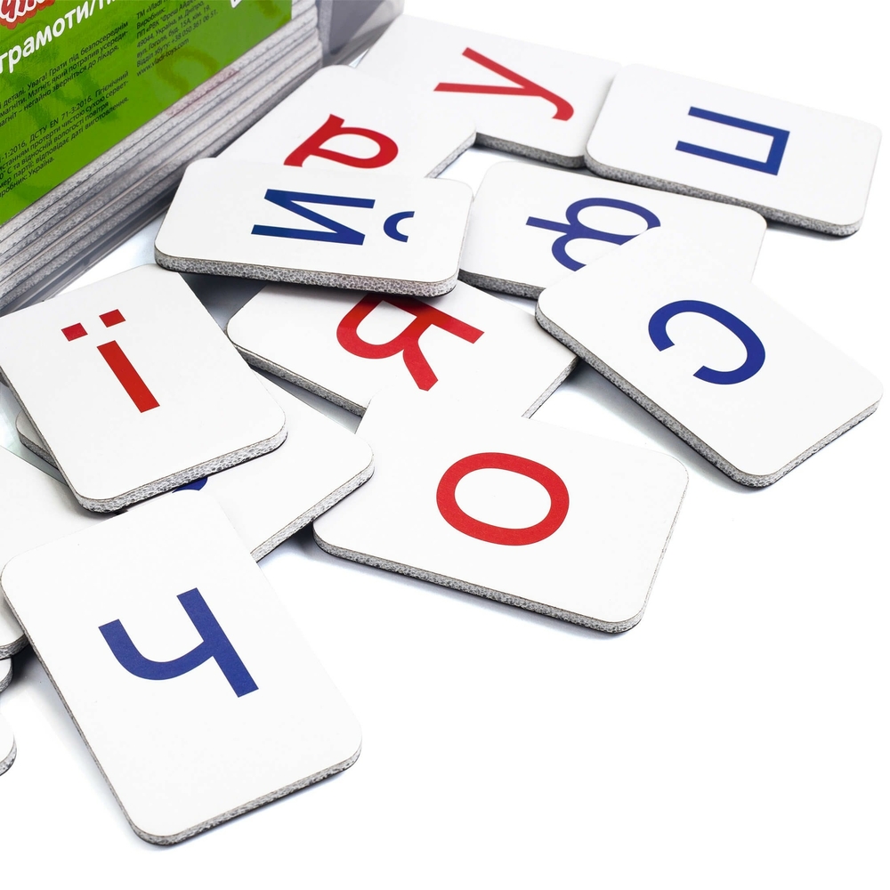 Фото, Видеообзоры набір магнітів для навчання грамоти/письма vt5555-01