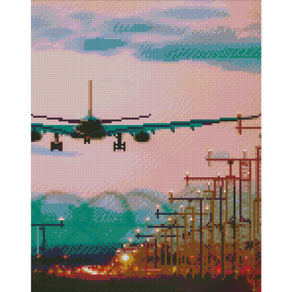 Фото, Видеообзоры алмазна мозаїка strateg преміум небо для мрії розміром 30х40 см (kb009)