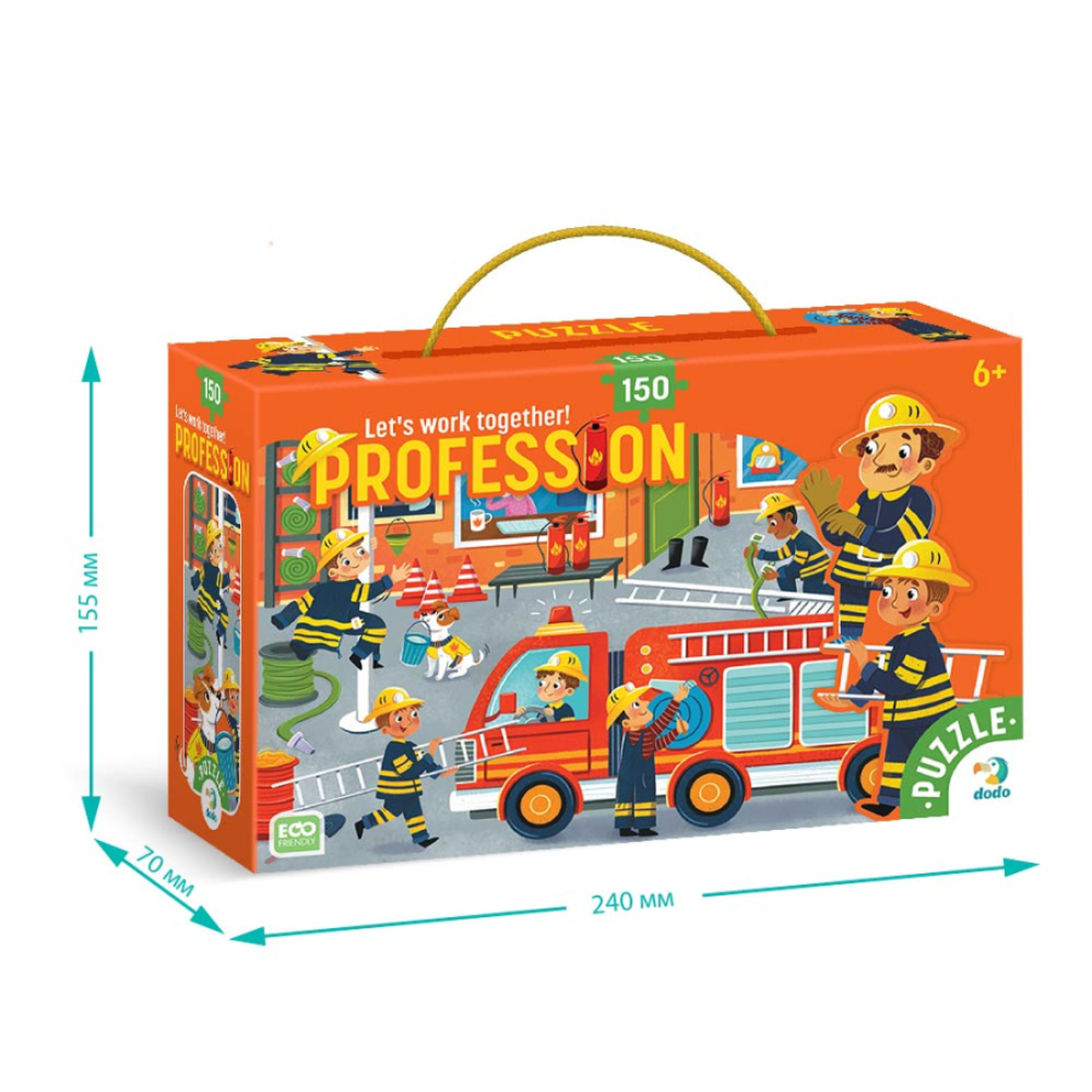 Фото, Видеообзоры пазл dodo професії пожежник