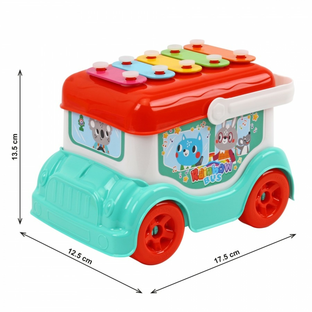 Фото, Відеоогляди іграшка «автобус-ксилофон технок», арт.9857