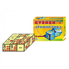 Детская игрушка кубики Арифметика ТехноК, арт. 0243